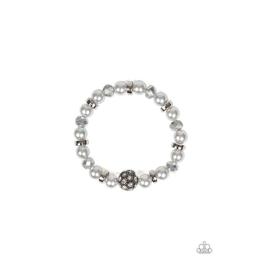 Twinkling Timelessness Silver Bracelet - Paparazzi - Dare2bdazzlin N Jewelry