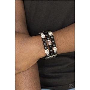 Undeniably Dapper Black Bracelet - Paparazzi - Dare2bdazzlin N Jewelry