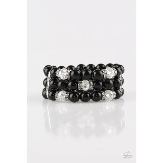 Undeniably Dapper Black Bracelet - Paparazzi - Dare2bdazzlin N Jewelry