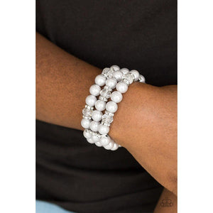 Undeniably Dapper Silver Bracelet - Paparazzi - Dare2bdazzlin N Jewelry