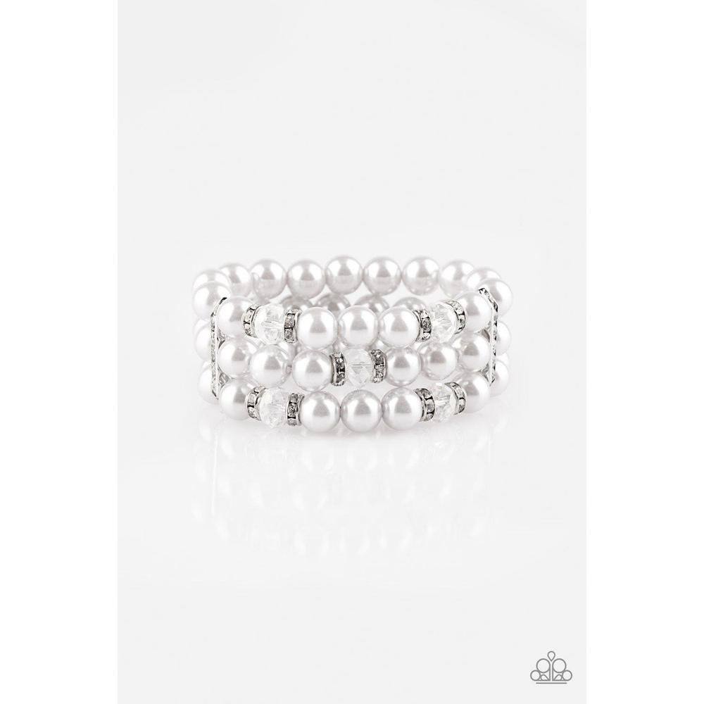 Undeniably Dapper Silver Bracelet - Paparazzi - Dare2bdazzlin N Jewelry