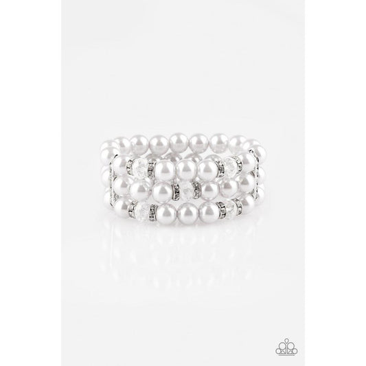 Undeniably Dapper Silver Bracelet - Paparazzi - Dare2bdazzlin N Jewelry