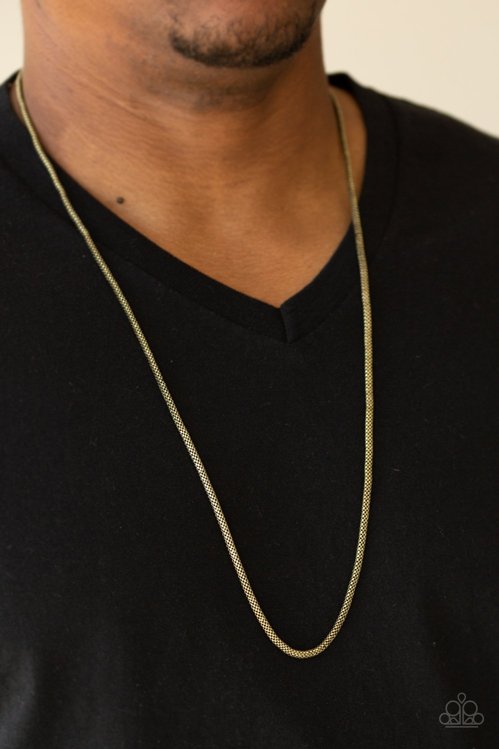 Underground - Brass Urban Necklace - Paparazzi - Dare2bdazzlin N Jewelry