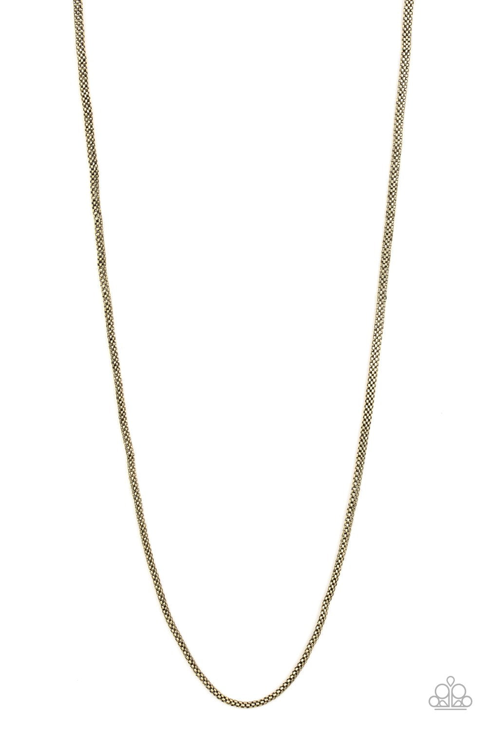 Underground - Brass Urban Necklace - Paparazzi - Dare2bdazzlin N Jewelry