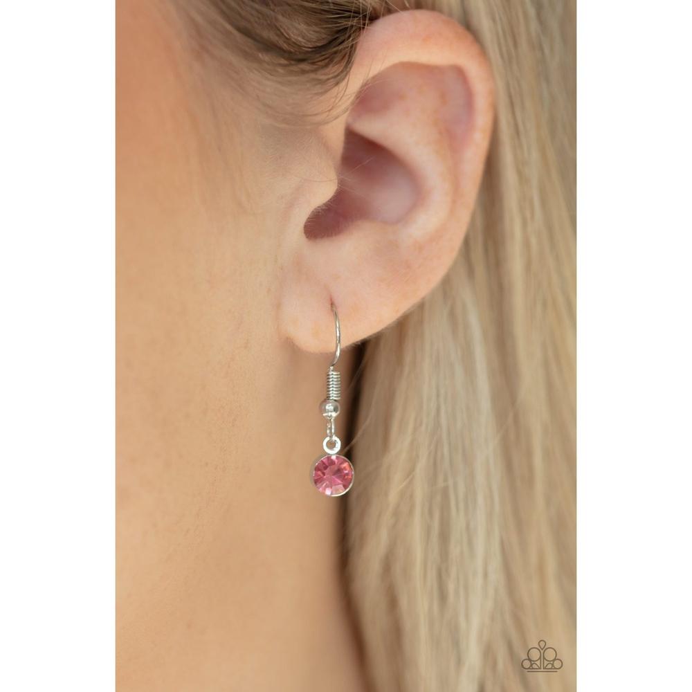 Unlocked - Pink Necklace - Dare2bdazzlin N Jewelry