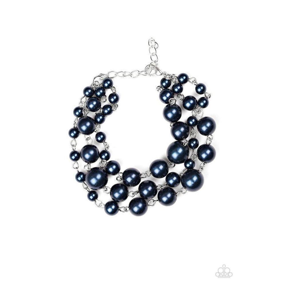Until The End Of TIMELESS - Blue Bracelet - Paparazzi - Dare2bdazzlin N Jewelry
