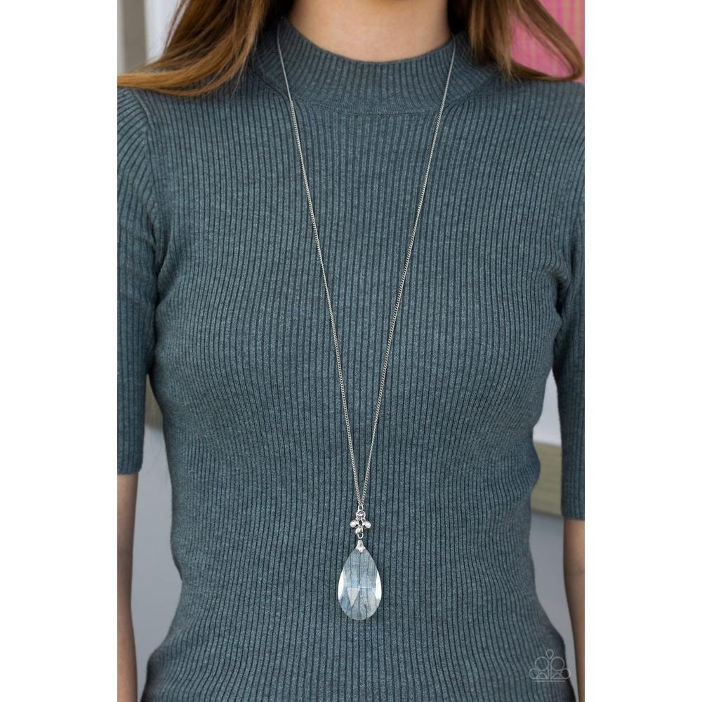 Up in the HEIR - White Necklace - Paparazzi - Dare2bdazzlin N Jewelry