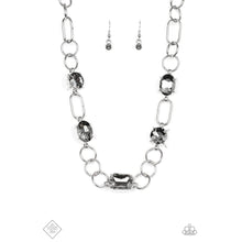 Load image into Gallery viewer, Urban District Silver Necklace - Paparazzi - Dare2bdazzlin N Jewelry
