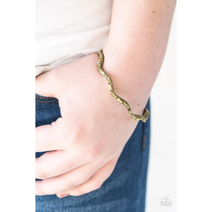 Urban Shimmer - Brass Bracelet - Paparazzi - Dare2bdazzlin N Jewelry