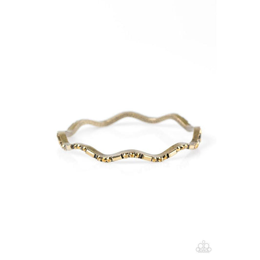 Urban Shimmer - Brass Bracelet - Paparazzi - Dare2bdazzlin N Jewelry