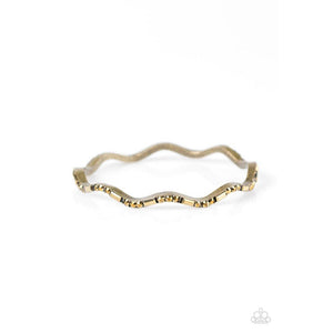 Urban Shimmer - Brass Bracelet - Paparazzi - Dare2bdazzlin N Jewelry