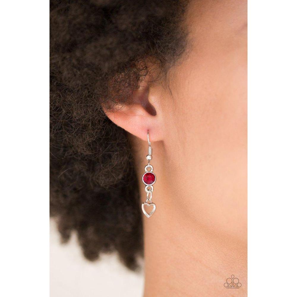 Valentine's Day Drama Red Necklace - Paparazzi - Dare2bdazzlin N Jewelry