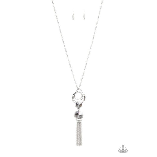 Very Fort- YOU-nate Silver Necklace - Paparazzi - Dare2bdazzlin N Jewelry