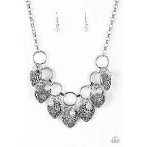 Very Valentine Pink Necklace - Paparazzi - Dare2bdazzlin N Jewelry