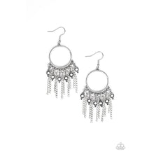 Load image into Gallery viewer, Very Vegabond White Earrings - Paparazzi - Dare2bdazzlin N Jewelry
