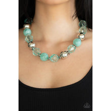 Load image into Gallery viewer, Very Voluminous - Green Necklace - Paparazzi - Dare2bdazzlin N Jewelry
