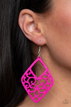 Load image into Gallery viewer, VINE For The Taking - Pink Earring - Paparazzi - Dare2bdazzlin N Jewelry
