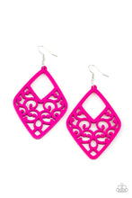 Load image into Gallery viewer, VINE For The Taking - Pink Earring - Paparazzi - Dare2bdazzlin N Jewelry
