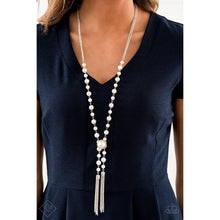 Load image into Gallery viewer, Vintage Diva - White Necklace - Paparazzi - Dare2bdazzlin N Jewelry
