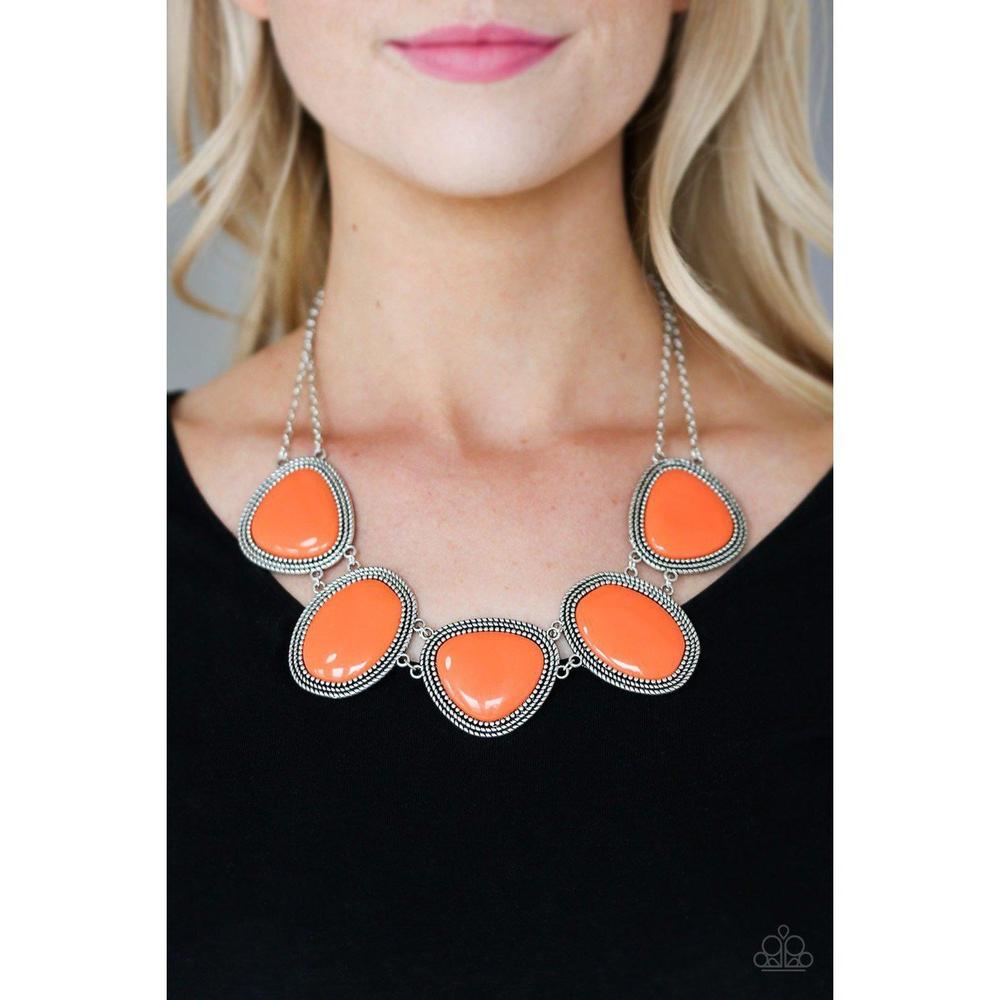 Viva La VIVID - Orange Necklace - Dare2bdazzlin N Jewelry