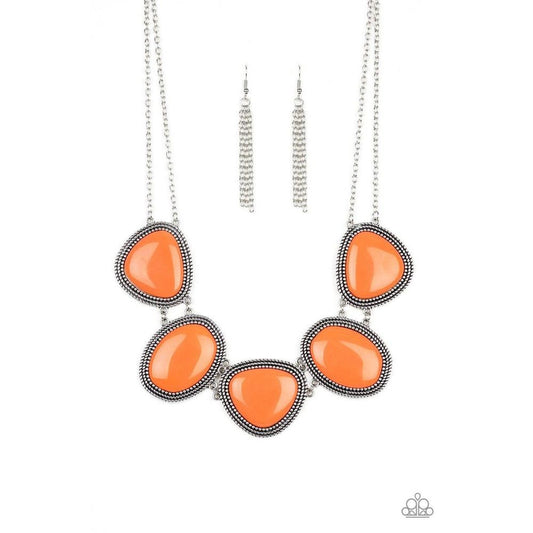 Viva La VIVID - Orange Necklace - Dare2bdazzlin N Jewelry