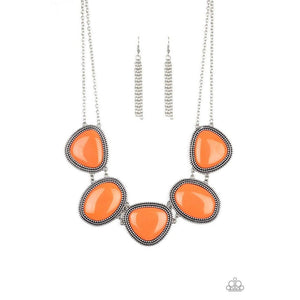 Viva La VIVID - Orange Necklace - Dare2bdazzlin N Jewelry