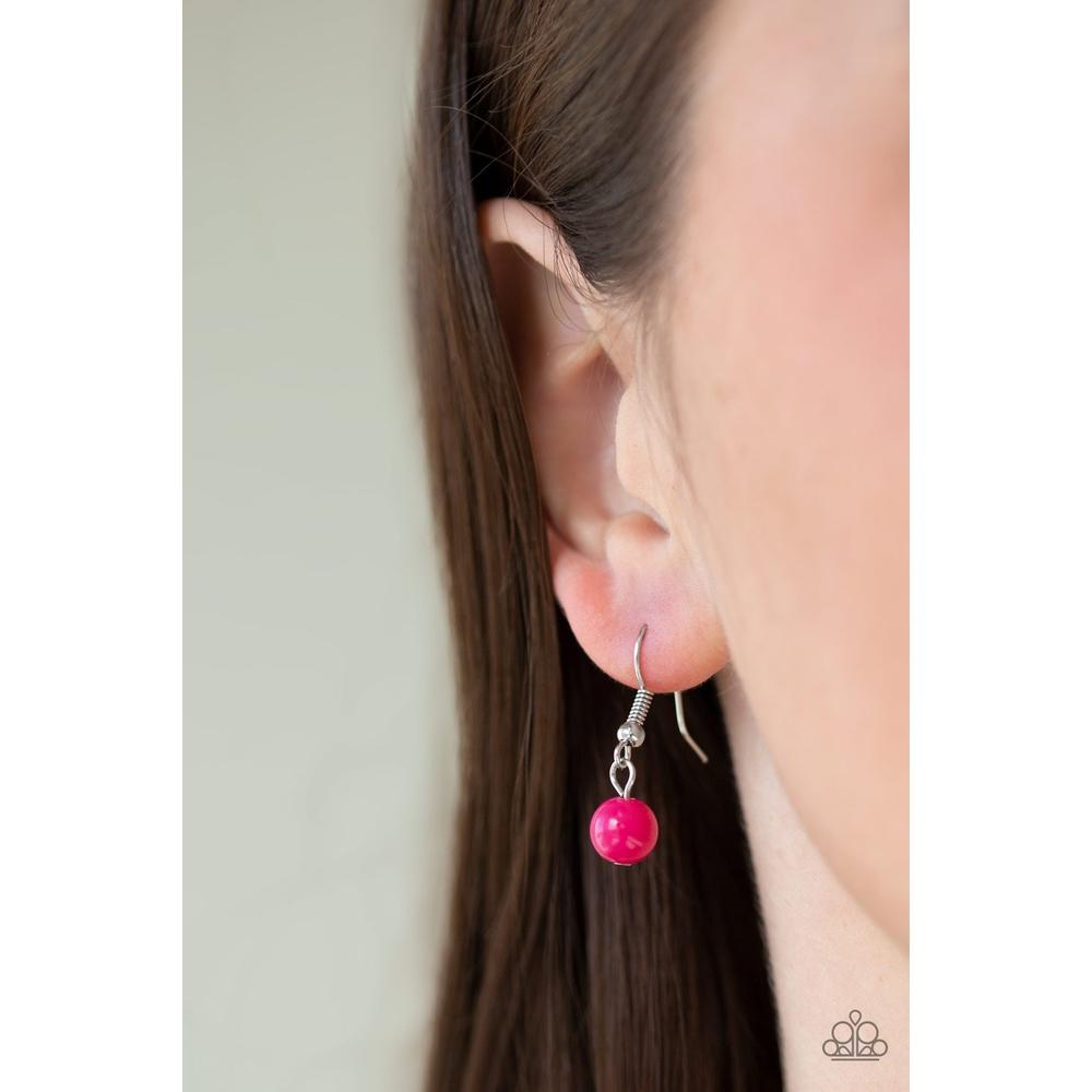 Voyager Vibes - Pink Necklace - Paparazzi - Dare2bdazzlin N Jewelry