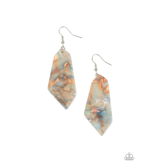 Walking on WATERCOLORS Multi Earrings - Paparazzi - Dare2bdazzlin N Jewelry