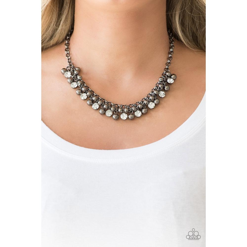 Wall Street Winner - Black Necklace - Paparazzi - Dare2bdazzlin N Jewelry