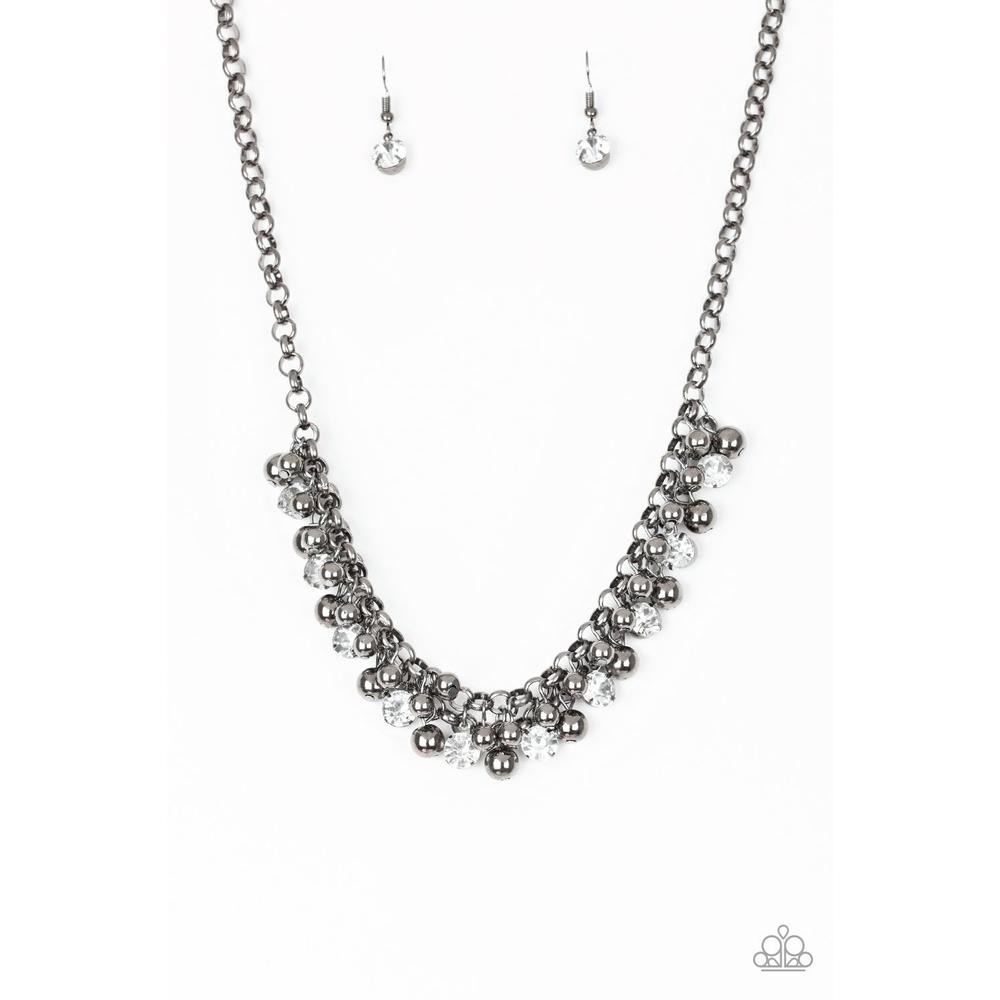 Wall Street Winner - Black Necklace - Paparazzi - Dare2bdazzlin N Jewelry