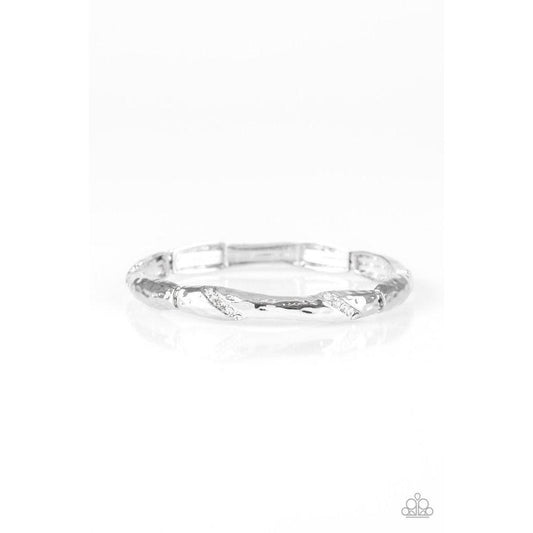 Watch Out For The Ice White Bracelet - Paparazzi - Dare2bdazzlin N Jewelry