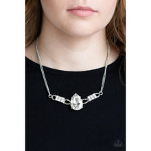Load image into Gallery viewer, Way To Make An Entrance - Silver Necklace - Paparazzi - Dare2bdazzlin N Jewelry
