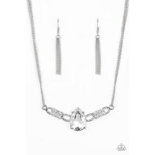 Load image into Gallery viewer, Way To Make An Entrance - Silver Necklace - Paparazzi - Dare2bdazzlin N Jewelry
