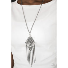 Load image into Gallery viewer, Web Design - Black Necklace - Paparazzi - Dare2bdazzlin N Jewelry
