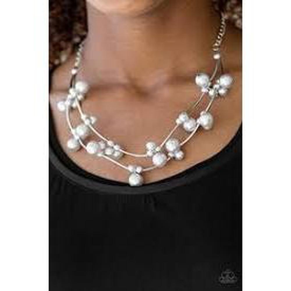 Wedding BELLES Silver Necklace - Dare2bdazzlin N Jewelry