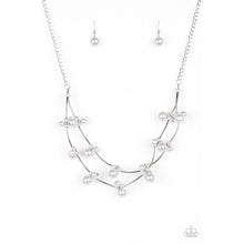 Load image into Gallery viewer, Wedding BELLES Silver Necklace - Dare2bdazzlin N Jewelry
