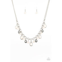 Load image into Gallery viewer, Welcome To Bedrock White Necklace - Paparazzi - Dare2bdazzlin N Jewelry
