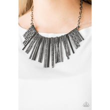 Load image into Gallery viewer, Welcome To The Pack - Black Necklace - Paparazzi - Dare2bdazzlin N Jewelry
