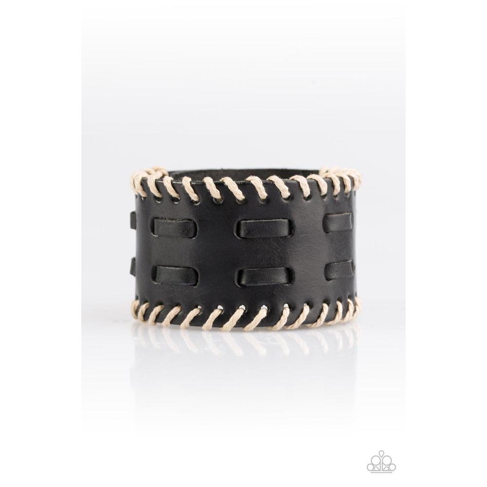 West RIDE Story - Black Bracelet - Paparazzi - Dare2bdazzlin N Jewelry