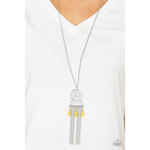 Western Wayward - Yellow Necklace - Paparazzi - Dare2bdazzlin N Jewelry