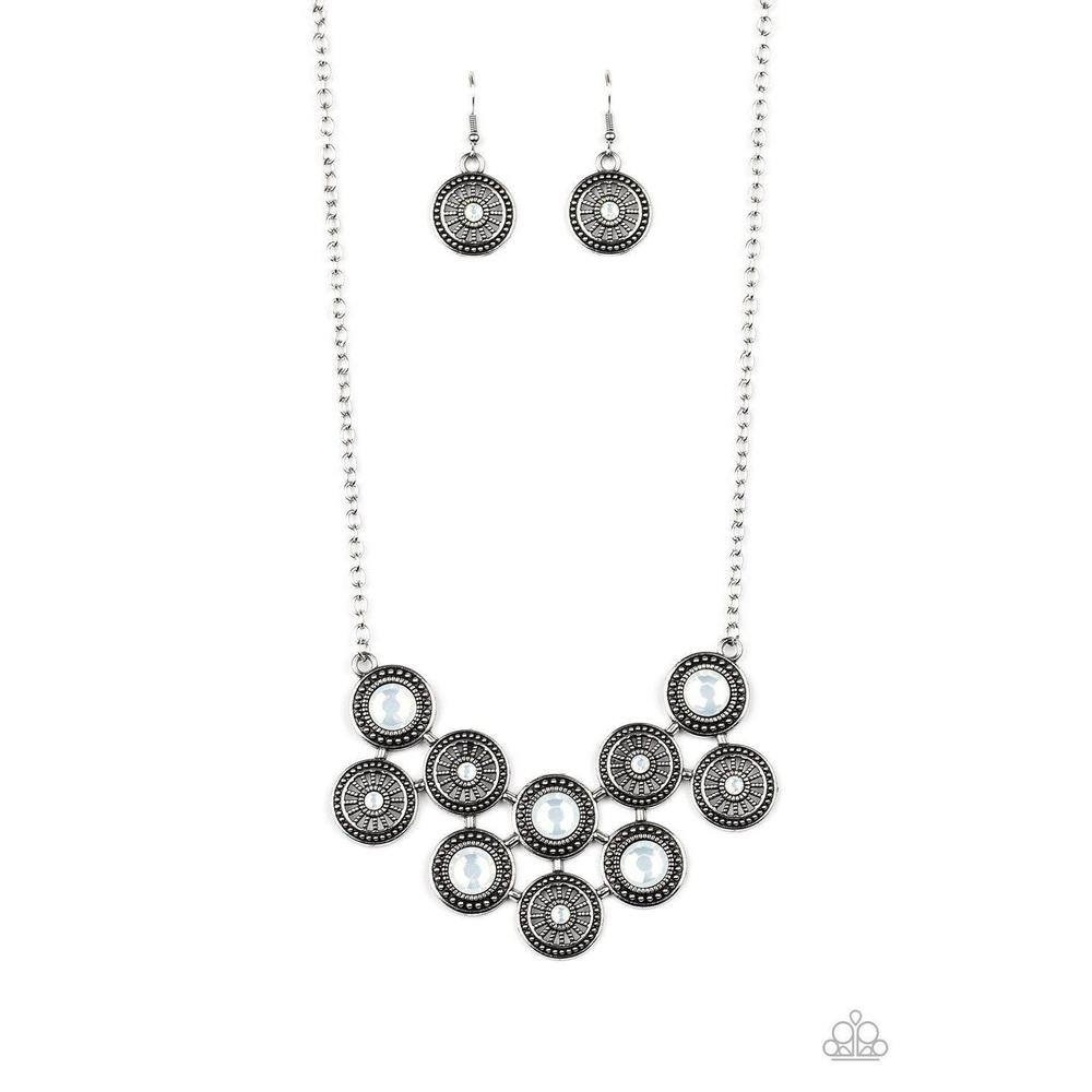What's Your Star Sign? - White Necklace - Paparazzi - Dare2bdazzlin N Jewelry