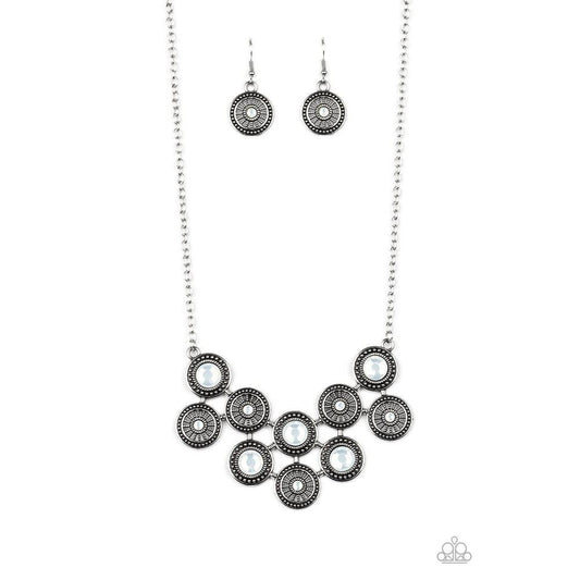 What's Your Star Sign? - White Necklace - Paparazzi - Dare2bdazzlin N Jewelry