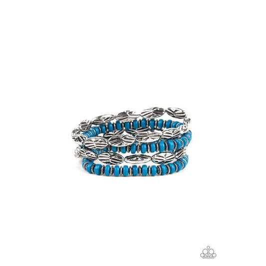 Wild Wonder Blue Bracelet - Paparazzi - Dare2bdazzlin N Jewelry