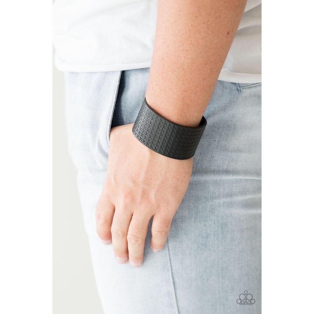 Wild Wrangler - Black Urban Bracelet - Paparazzi - Dare2bdazzlin N Jewelry