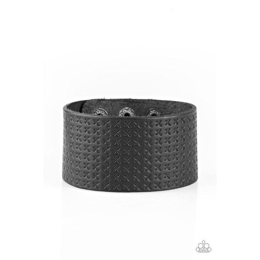 Wild Wrangler - Black Urban Bracelet - Paparazzi - Dare2bdazzlin N Jewelry