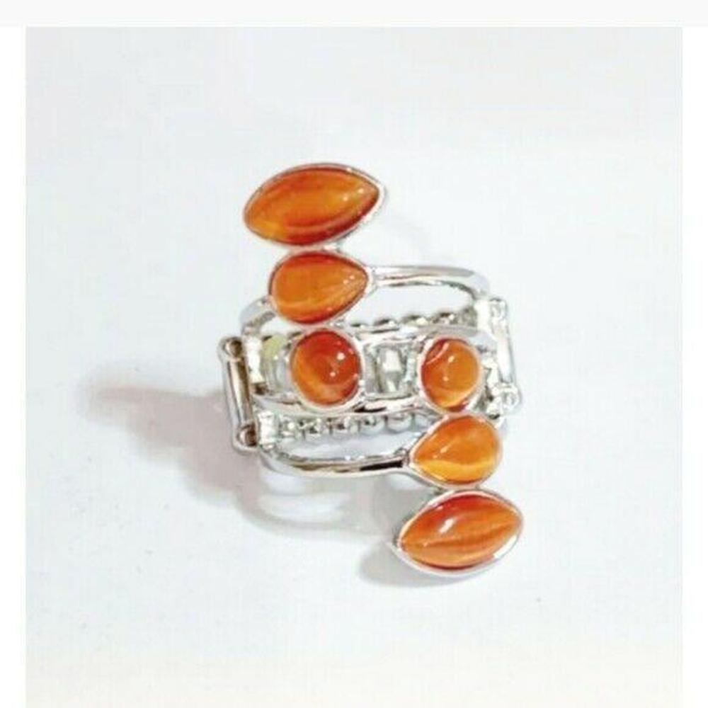 Wraparound Radiance Orange Ring - Paparazzi - Paparazzi - Dare2bdazzlin N Jewelry