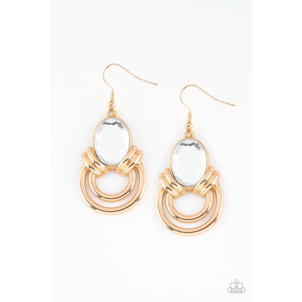 Wrapped in Wealth Earrings - Paparazzi - Dare2bdazzlin N Jewelry