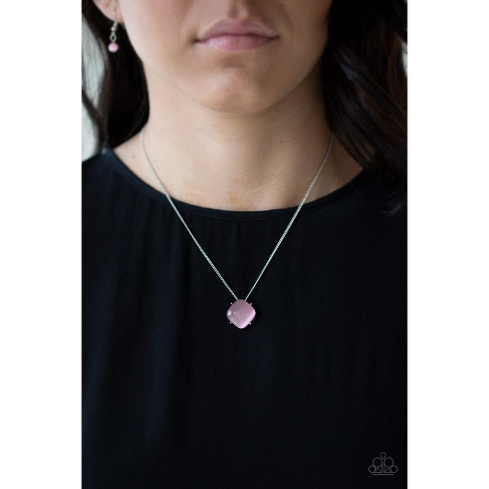 You GLOW Girl Pink Necklace - Paparazzi - Dare2bdazzlin N Jewelry