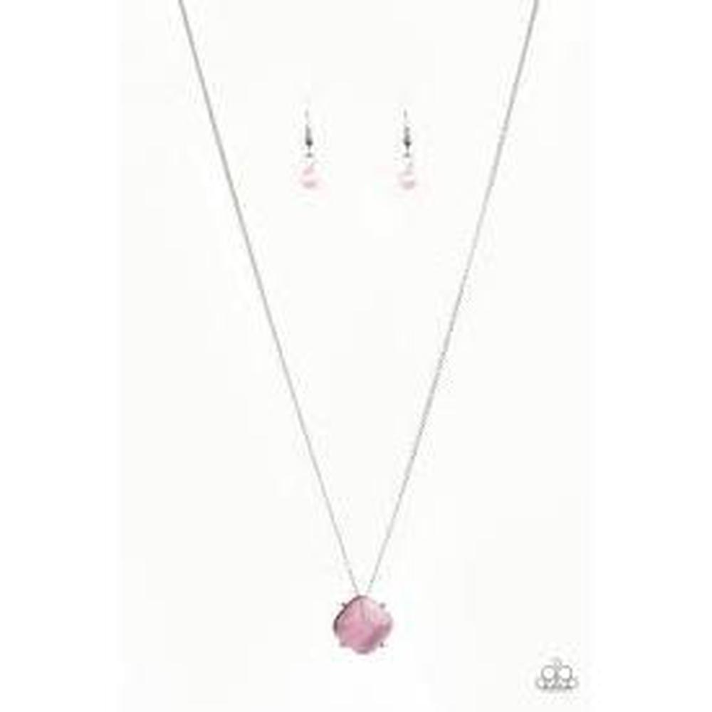 You GLOW Girl Pink Necklace - Paparazzi - Dare2bdazzlin N Jewelry