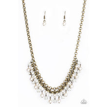 Load image into Gallery viewer, You May Kiss the Bride - Brass Necklace - Dare2bdazzlin N Jewelry
